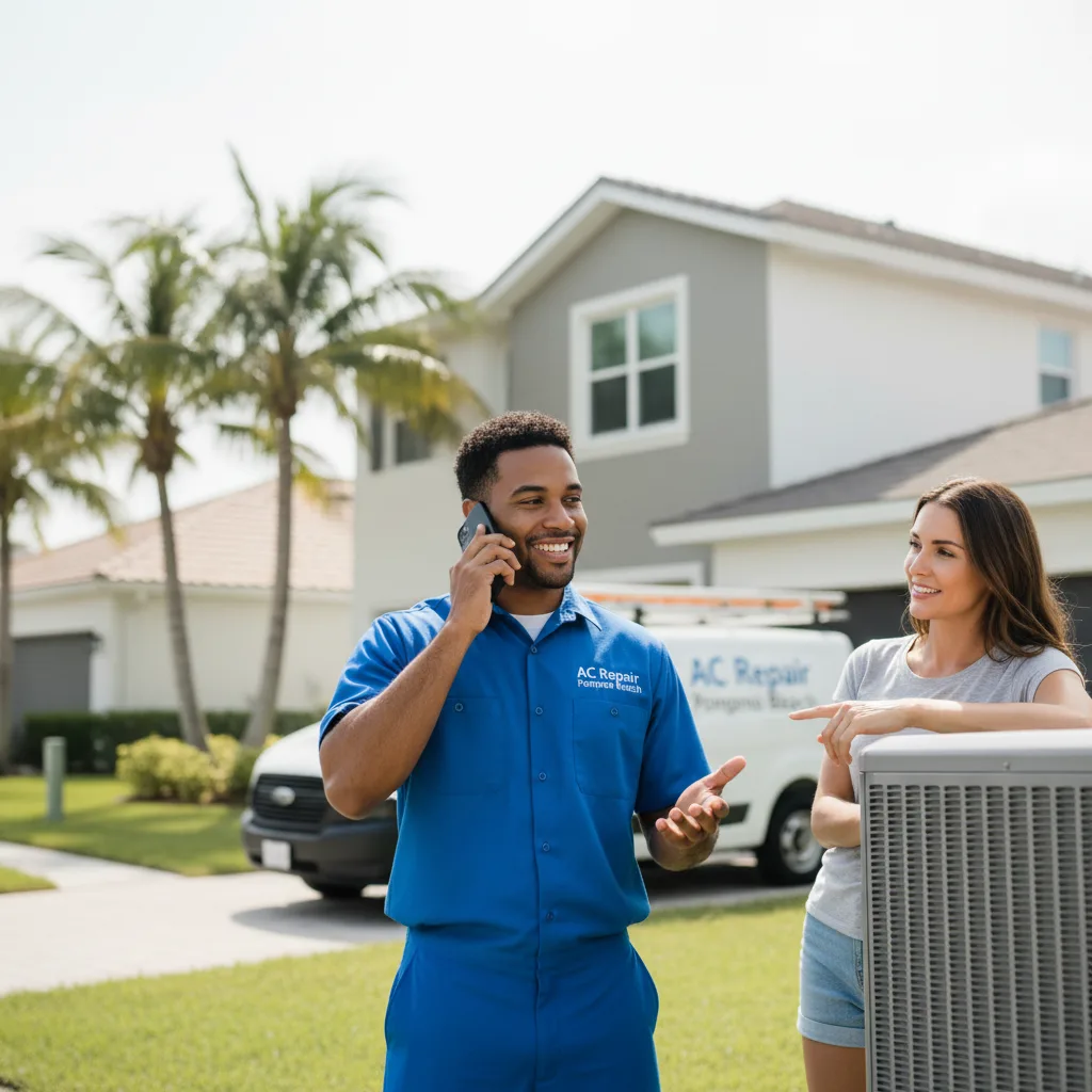 AC Repair Pompano Beach customer support in Claude